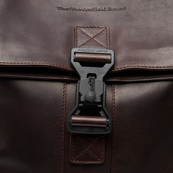 The Chesterfield Brand Zaino In Pelle Marrone Savona - immagine 7