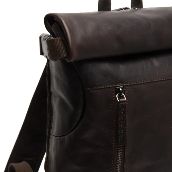 The Chesterfield Brand Zaino In Pelle Marrone Mazara - immagine 4