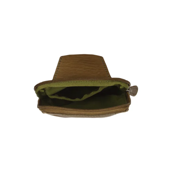 The Chesterfield Brand Borsa A Tracolla In Pelle Verde Oliva Cambridge - immagine 5