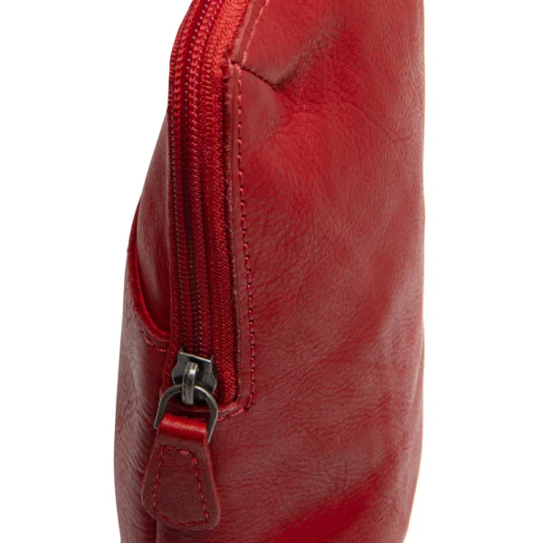The Chesterfield Brand Borsa A Tracolla In Pelle Rosso Cambridge - immagine 5