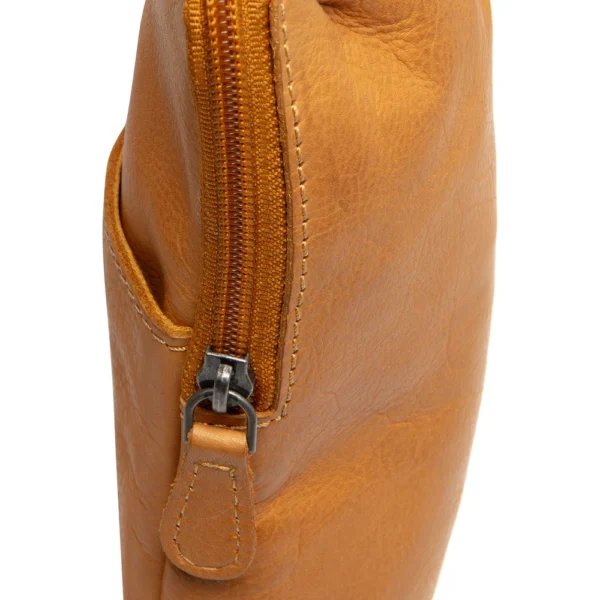 The Chesterfield Brand Borsa A Tracolla In Pelle Giallo Ocra Cambridge - immagine 4