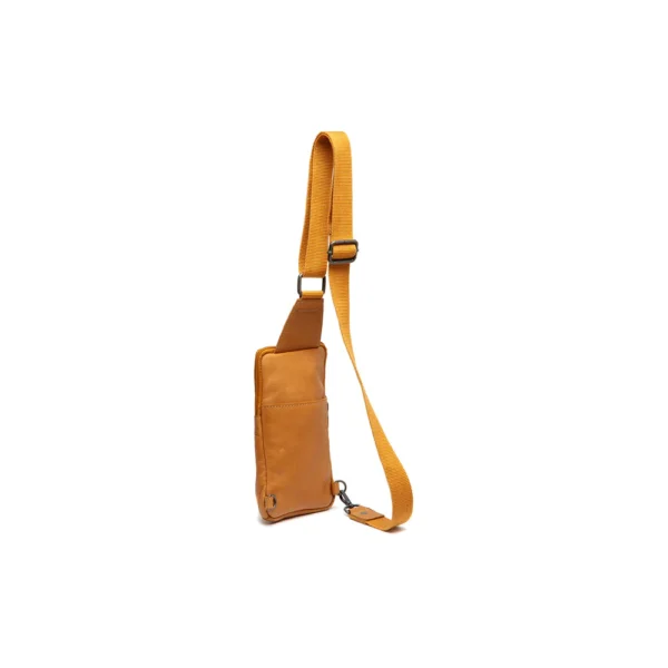 The Chesterfield Brand Borsa A Tracolla In Pelle Giallo Ocra Cambridge - immagine 2