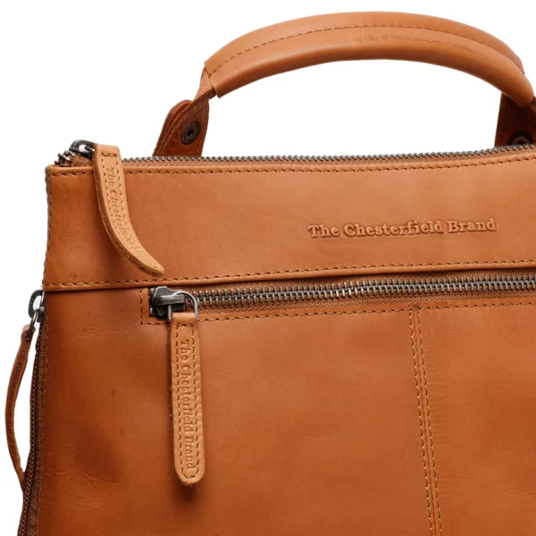 The Chesterfield Brand Zaino In Pelle Cognac Harare - immagine 5