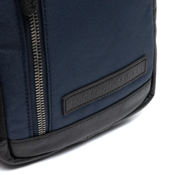 The Chesterfield Brand Borsa Sling In Pelle Blu Navy Salla - immagine 5