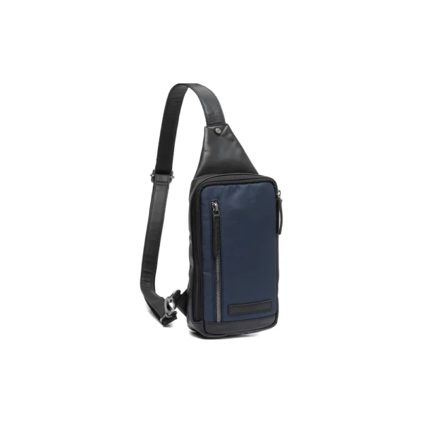 The Chesterfield Brand Borsa Sling In Pelle Blu Navy Salla