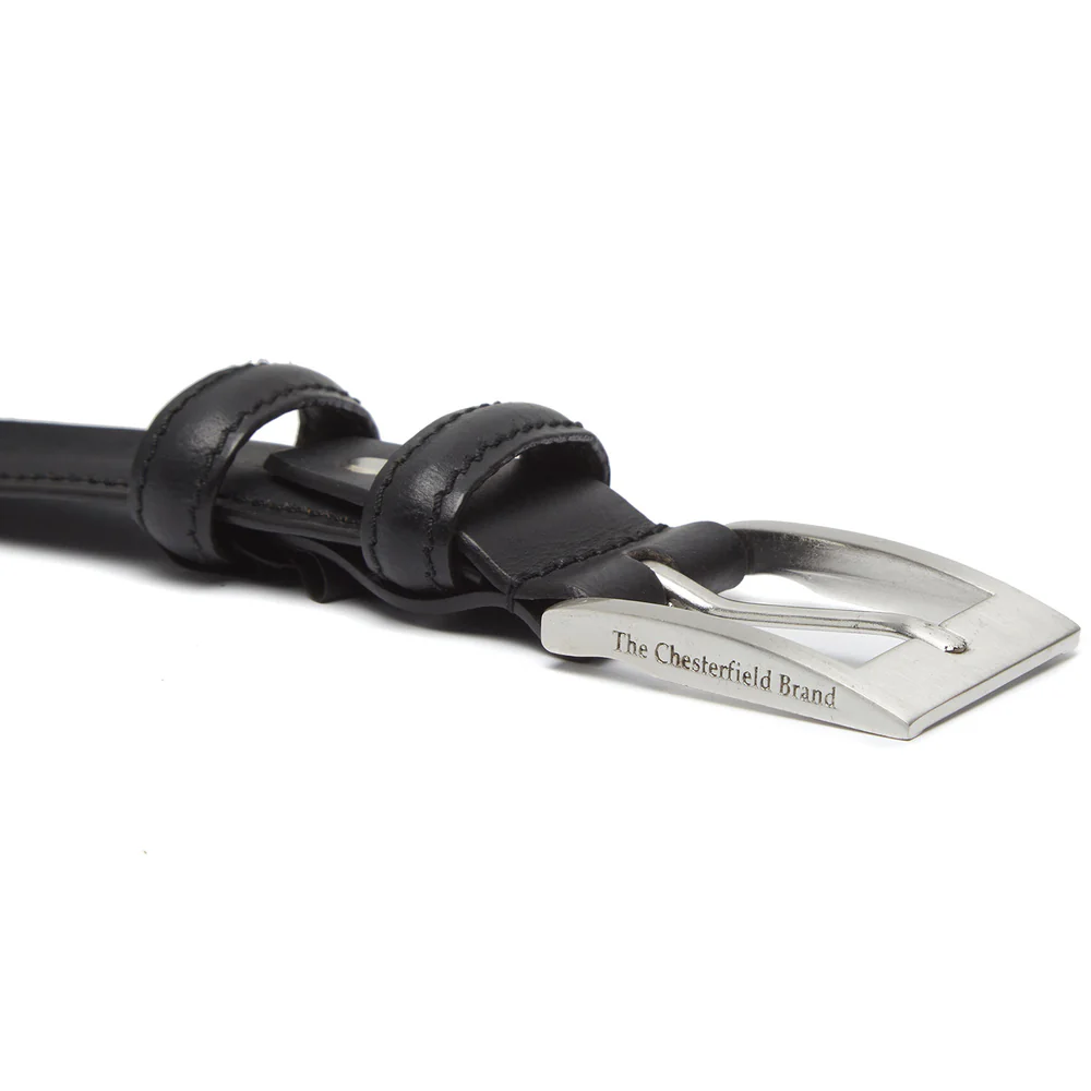 The Chesterfield Brand Cintura In Pelle Elliot Nero - immagine 2