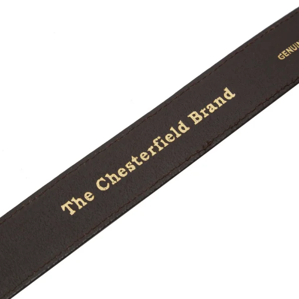 The Chesterfield Brand Cintura In Pelle Elliot Marrone - immagine 5