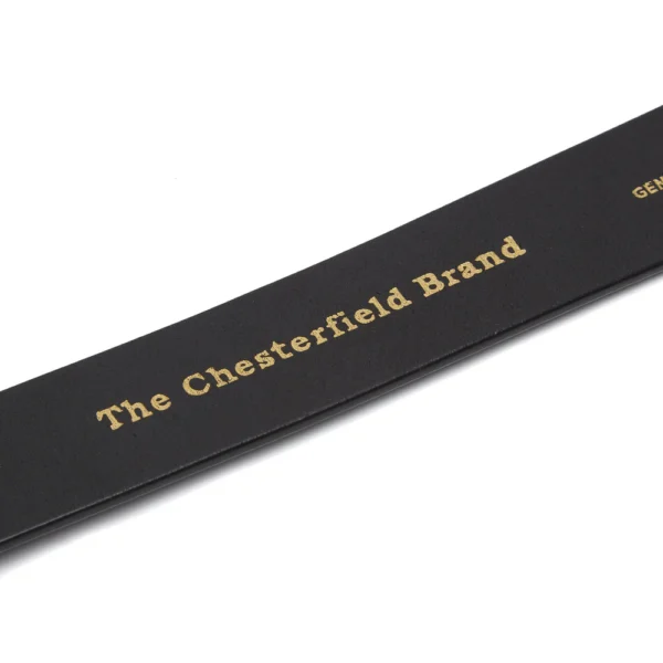 The Chesterfield Brand Cintura In Pelle Aayden Nero - immagine 5