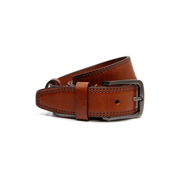 The Chesterfield Brand Cintura In Pelle Manovo Cognac