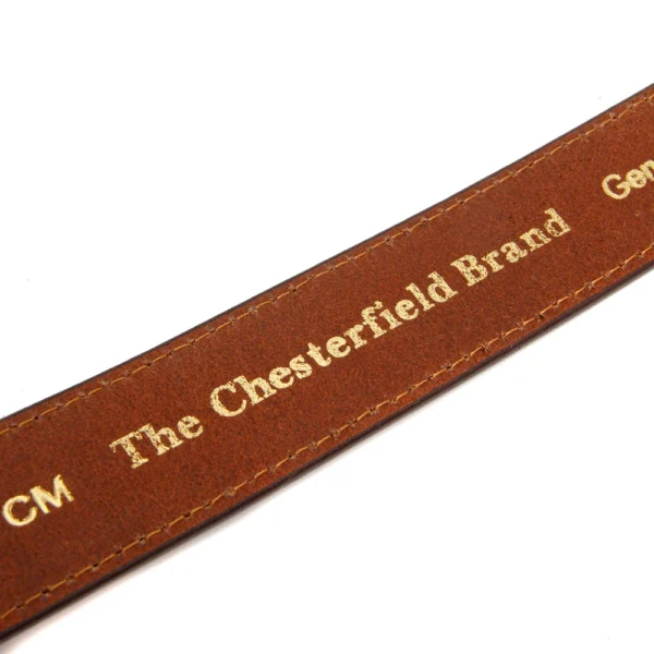 The Chesterfield Brand Cintura In Pelle Tanaro Cognac - immagine 3