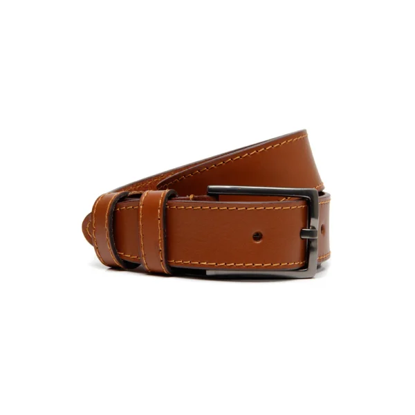 The Chesterfield Brand Cintura In Pelle Tanaro Cognac