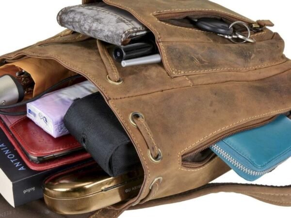 Greenburry Zaino Daypack in Pelle Vintage - immagine 12