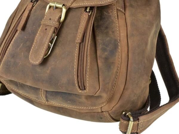Greenburry Zaino Daypack in Pelle Vintage - immagine 7