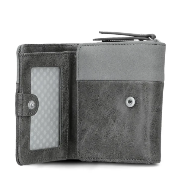ZWEI PORTAFOGLI EVA Wallet EVW15 black - immagine 3