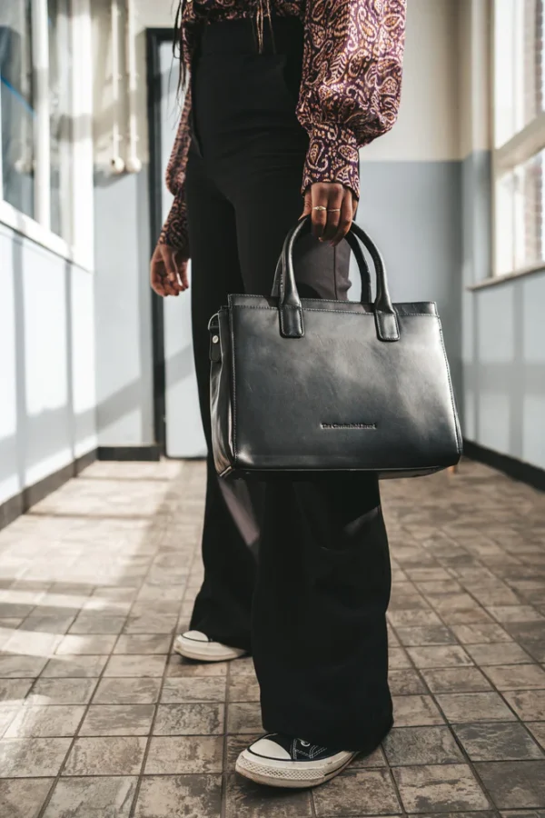 The Chesterfield Brand Borsa A Tracolla In Pelle Nero Garda - immagine 8