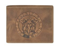 Greenburry Portafoglio 2 Scomparti "Gemelli" in Pelle Vintage
