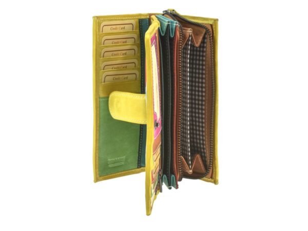 Greenburry Portafoglio Donna Con Zip Candy-Shop Zickzack Multi - immagine 6