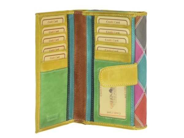 Greenburry Portafoglio Donna Con Zip Candy-Shop Zickzack Multi - immagine 5