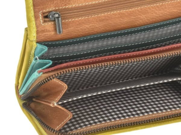 Greenburry Portafoglio Donna Con Zip Candy-Shop Zickzack Multi - immagine 2