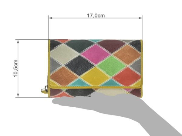 Greenburry Portafoglio Donna Con Zip Candy-Shop Zickzack Multi - immagine 12
