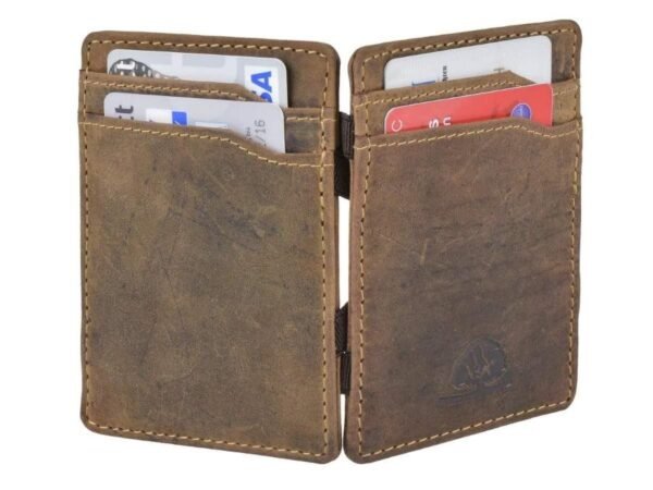 Greenburry Portafoglio Magic Wallet in Pelle Vintage - immagine 11