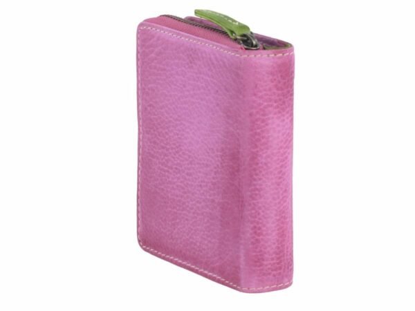 Greenburry Portafoglio Donna Con Zip Candy-Shop Fucsia/Forest In Pelle - immagine 8