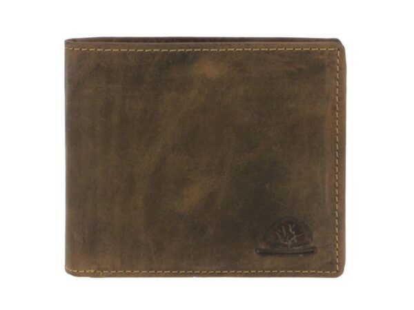 Greenburry Portafoglio 2 Scomparti con 12 Slot Carte RFID in Pelle Vintage