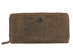 Greenburry Portafoglio Donna Con Zip Lungo RFID Vintage