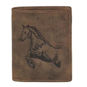 Greenburry Portafoglio Combinato “Horse” in Pelle Vintage