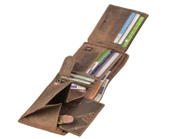Greenburry Vintage Portafoglio “Save” Con Protezione RFID In Pelle - immagine 3