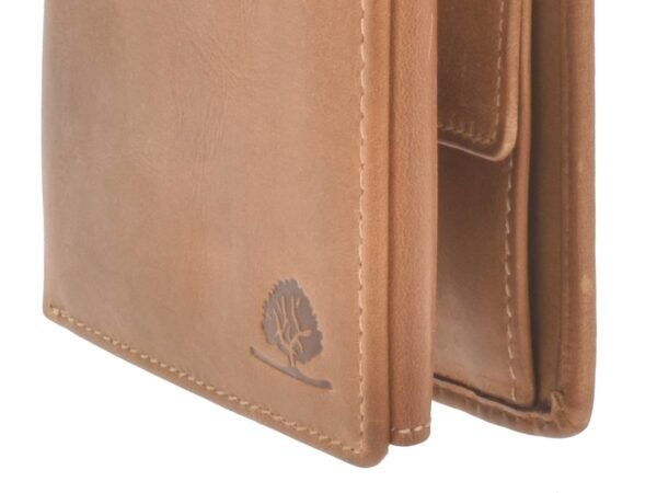 Greenburry Portafoglio Uomo Pieghevole 2 Pezzi RFID Marrone Nocciola Tornado - immagine 8