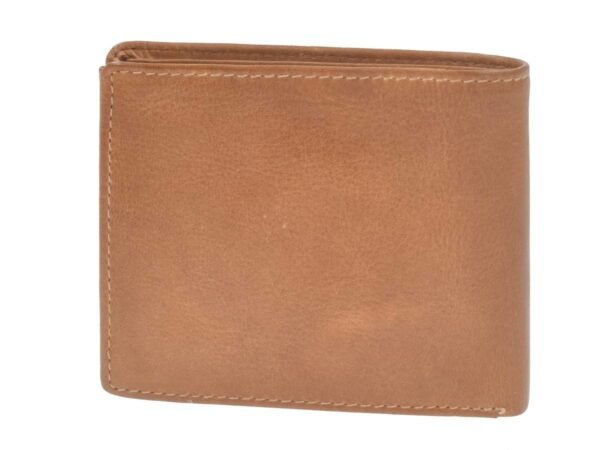 Greenburry Portafoglio Uomo Pieghevole 2 Pezzi RFID Marrone Nocciola Tornado - immagine 7