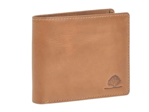 Greenburry Portafoglio Uomo Pieghevole 1 Pezzo RFID Marrone Nocciola Tornado - immagine 6