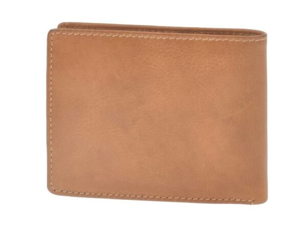 Greenburry Portafoglio Uomo Pieghevole 1 Pezzo RFID Marrone Nocciola Tornado - immagine 4