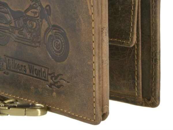 Greenburry Vintage Portafoglio Biker Con Scomparto Banconote In Pelle - immagine 4