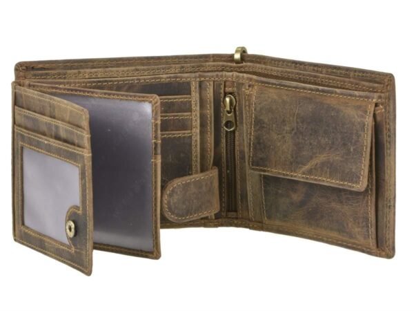 Greenburry Vintage Portafoglio Biker Con Scomparto Banconote In Pelle - immagine 5