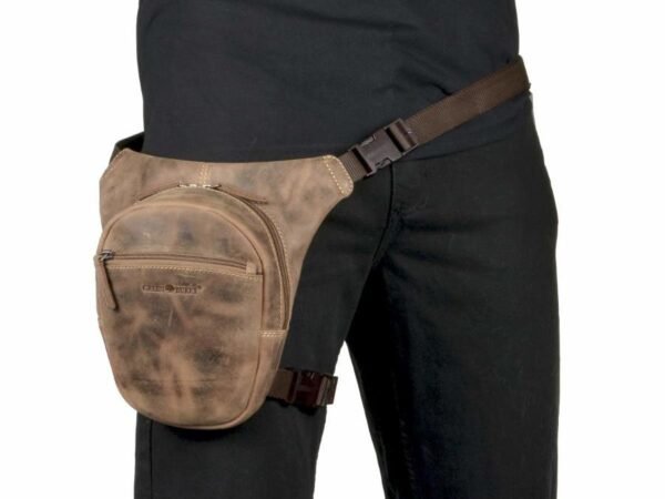 Greenburry Borsa Da Gamba Per Moto Vintage In Pelle - immagine 11