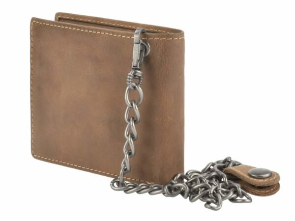 Greenburry Portafoglio Biker Rebel Rider Con Catena In Pelle - immagine 6
