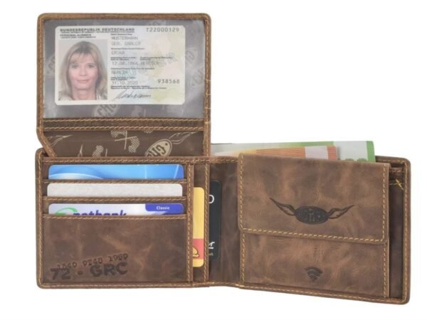 Greenburry Portafoglio Pieghevole Darlington RFID GRC - immagine 6