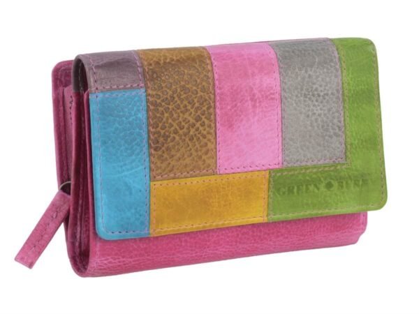 Greenburry Portafoglio Donna Con Zip Candy-Shop Fucsia/Multi In Pelle - immagine 11
