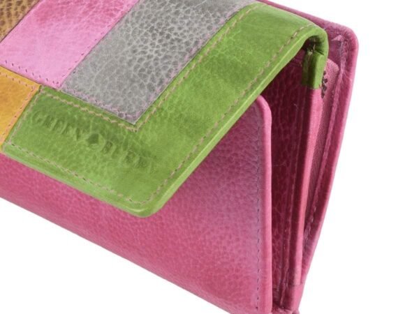 Greenburry Portafoglio Donna Con Zip Candy-Shop Fucsia/Multi In Pelle - immagine 10