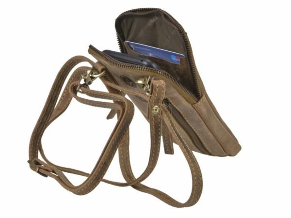 Greenburry Borsa A Tracolla Per Cellulare Vintage In Pelle - immagine 8
