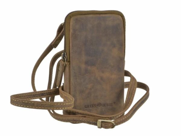Greenburry Borsa A Tracolla Per Cellulare Vintage In Pelle - immagine 4