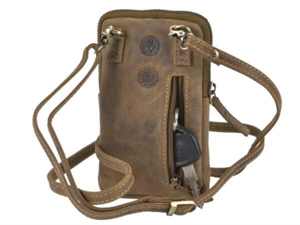 Greenburry Borsa A Tracolla Per Cellulare Vintage In Pelle - immagine 6