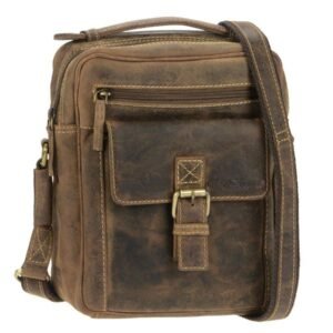 Greenburry Borsa a Tracolla Media in Pelle Vintage