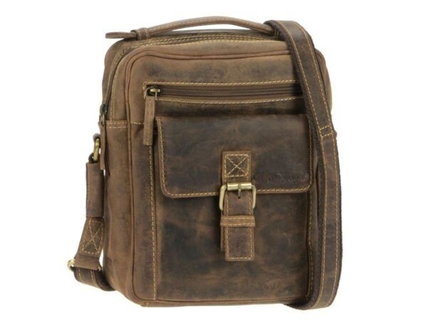 Greenburry Borsa a Tracolla Media in Pelle Vintage