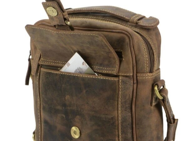 Greenburry Borsa a Tracolla Media in Pelle Vintage - immagine 4