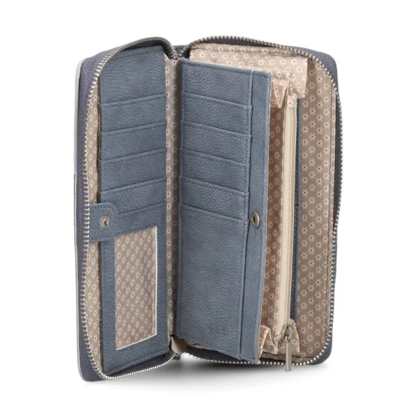 ZWEI PORTAFOGLI JANA Wallet J2 nubuk-sky - immagine 2