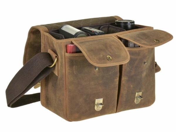 Greenburry Borsa Per Fotocamera Vintage In Pelle - immagine 7