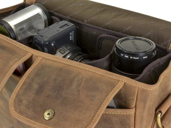 Greenburry Borsa Per Fotocamera Vintage In Pelle - immagine 6
